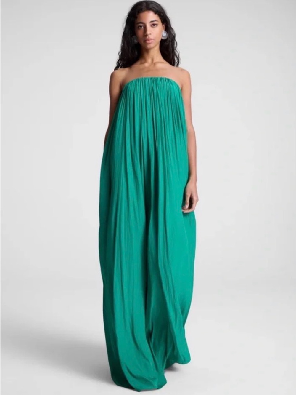 A.L.C. Strapless Green Maxi Dress “Wynn” Gown NWT